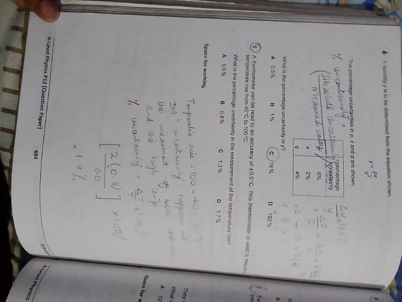 A Levels MCQS Solution Available For Physics And Chemistry 8