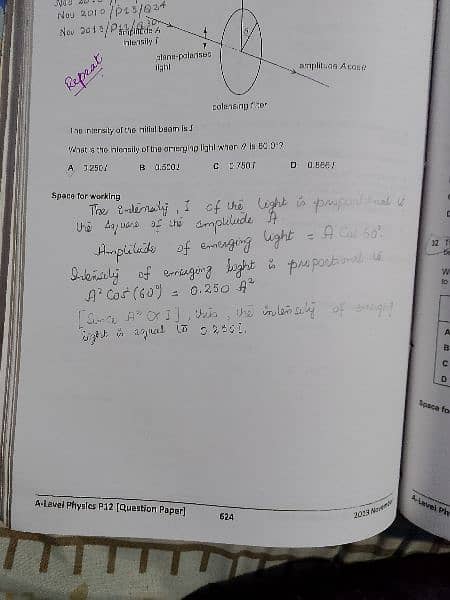 A Levels MCQS Solution Available For Physics And Chemistry 14