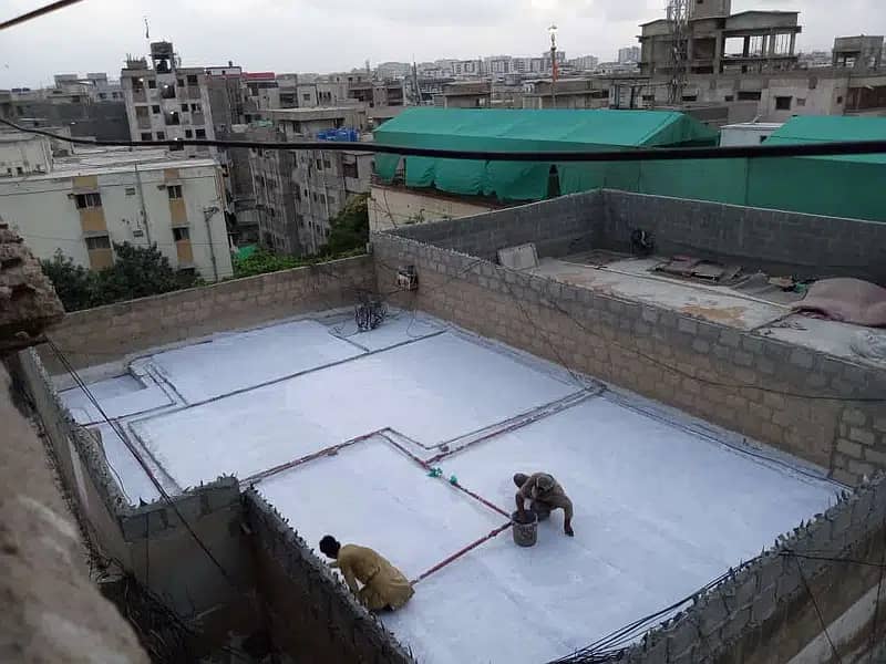 Roof Waterproofing services Heat Proofing Water Tank Basement leakag 11