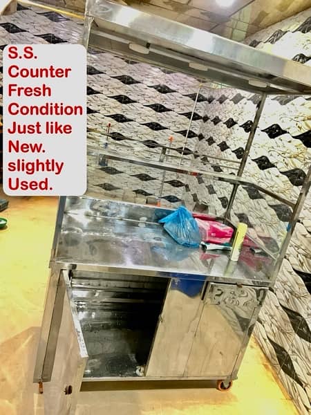 2pcs S. S. Counters & Other equipment for Shop Setup 3