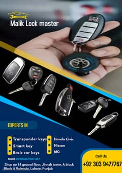 HONDA, TOYOTA, KIA , SUZUKI, ALL CARS REMOTE KEY