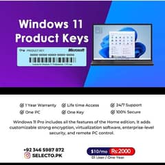 Windows Key | One pc | Lifetime