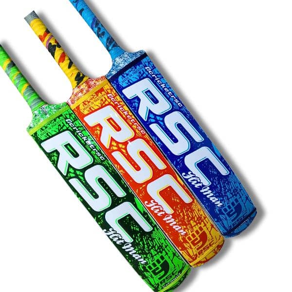 RSC coconut Tape ball cricket bat Hit man Edition. best for soft ball 1