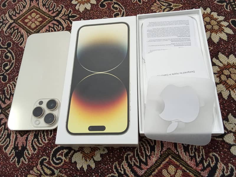 I Phone 14 Pro Max / Non PTA  / 256GB/ 99% BH 8