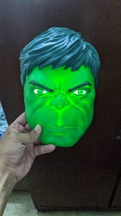 hulk face 3D light