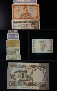 ONE RUPEES NOTE AND TEN RUPEES OLD NOTE