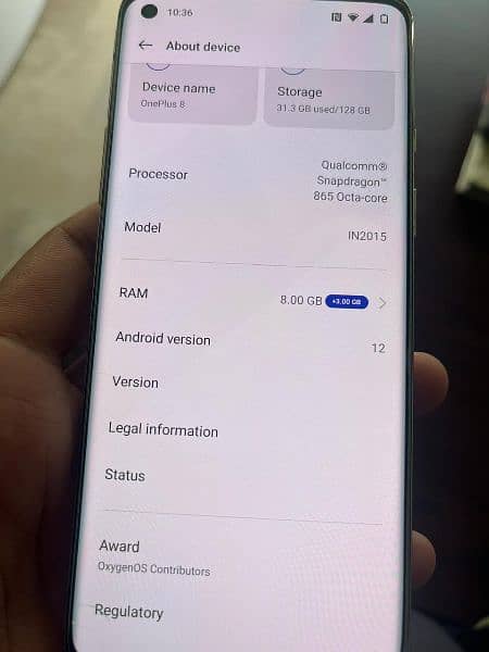 OnePlus 8  condition 10 by 10  8/128 Gb 6