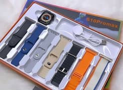 S10 Smart Watch With 7 Straps