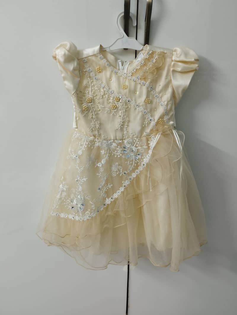 Fancy net frock for 5-6 years old girl 1