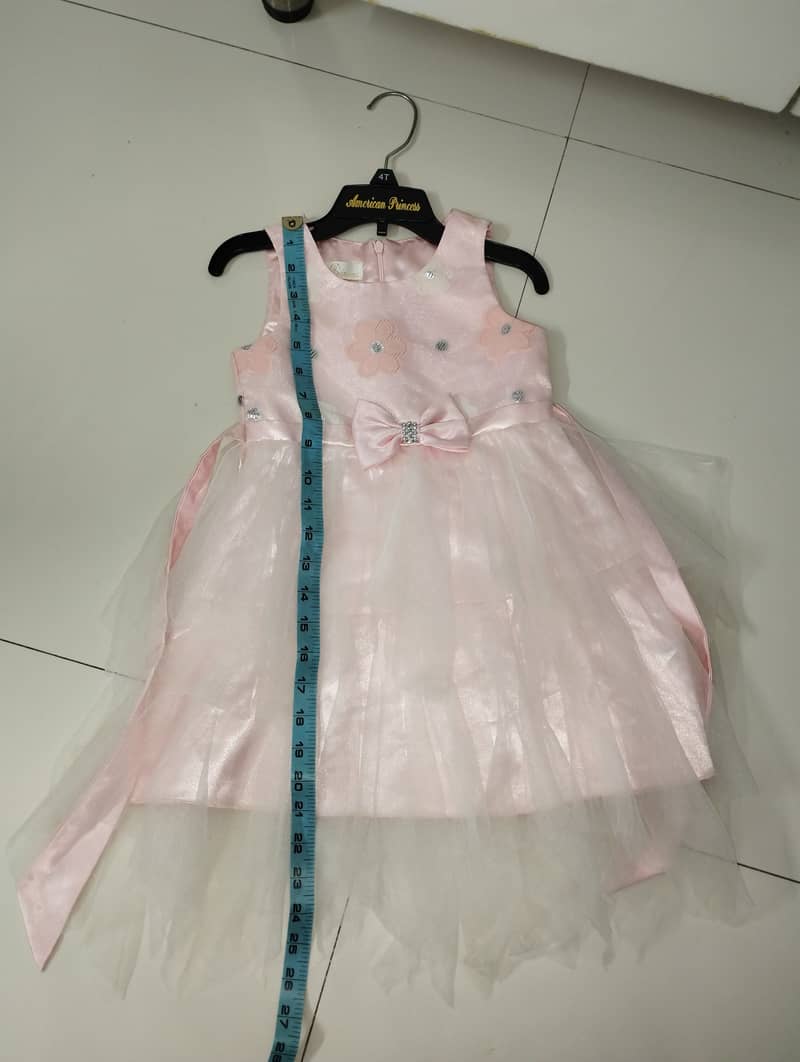 Beautiful pink frock for 4-5 years old girl 0