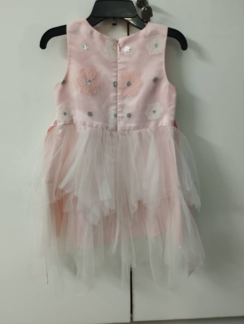 Beautiful pink frock for 4-5 years old girl 1