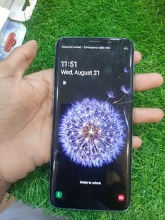 Samsung s9+ 4gb 64gb vary faster divese non pta tach tota ha back tota