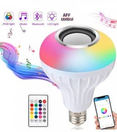 LED Music Balb. . Built-in Bluetooth speaker :