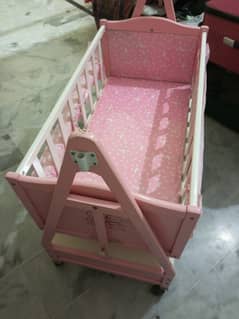 Baby Cot | baby bed | wooden pink cot