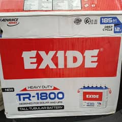 Exide Tall tubullar battery TR-1800