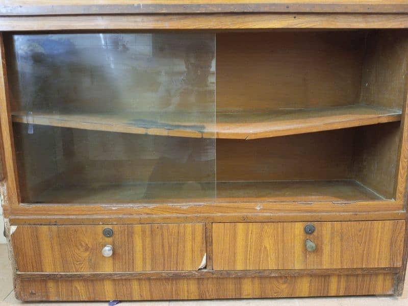 Solid Wooden Showcase Cabinet For Sale 2