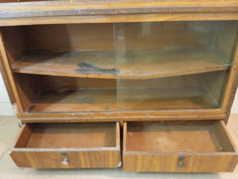 Solid Wooden Showcase Cabinet For Sale 5