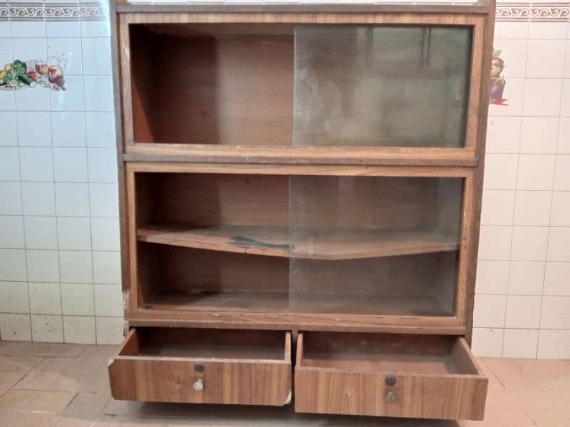 Solid Wooden Showcase Cabinet For Sale 6