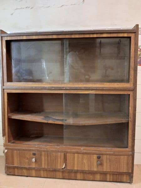 Solid Wooden Showcase Cabinet For Sale 11