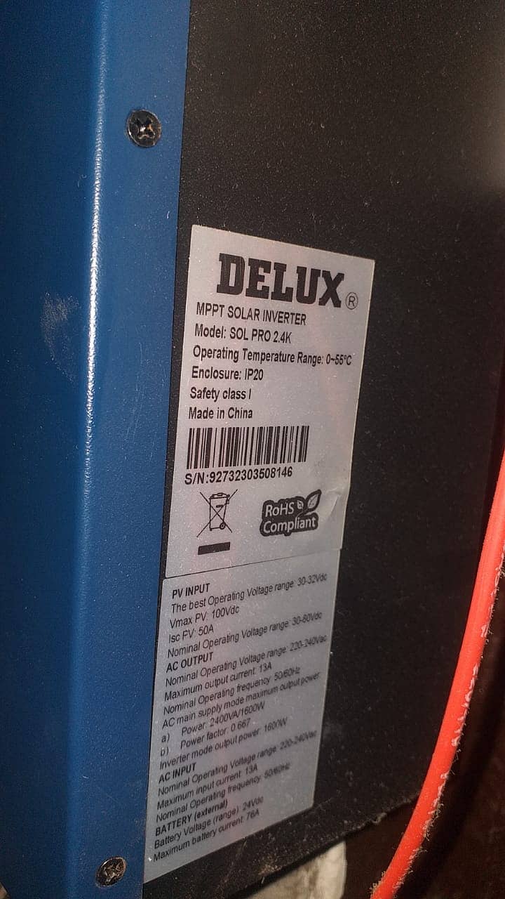 Delux 2.4Kva Solar Invertor 2