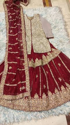 Siblings Wedding/ Farshi Sharara/ Wedding Outfit