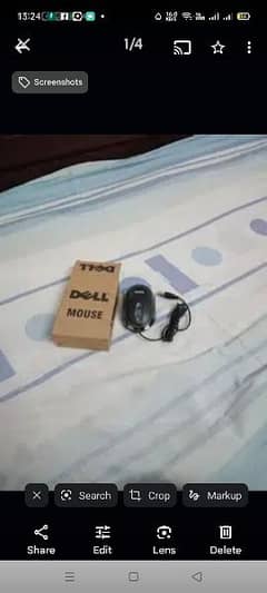 mouse black color dell