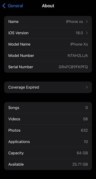 iPhone xs non pta jv 5