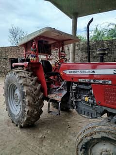 385 tractor 23 model chat aur huk lgi hoi he cash k khule paper he