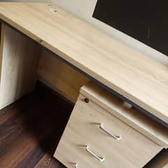 Office Table with side lock system 3 drawers