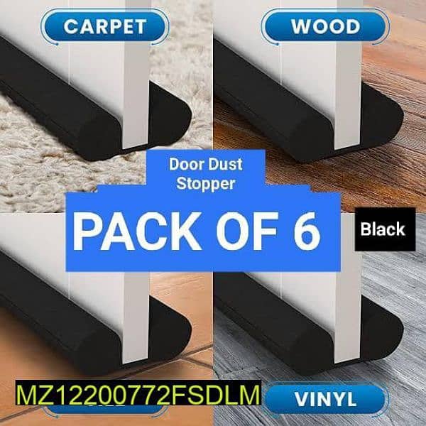 Door Dust Stopper pack of 6 0