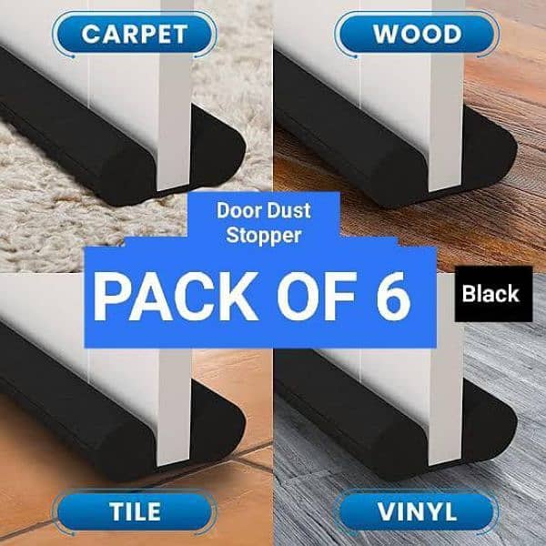 Door Dust Stopper pack of 6 4