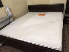 Double bed with mattress