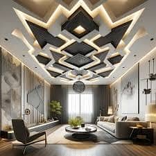 Paint work | Polish | Deco | Look | CEILING | Rock wall