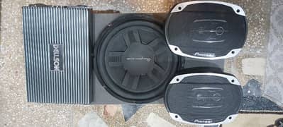 Urgent sale :- Speaker's + Sound standard MB + Champion Basser