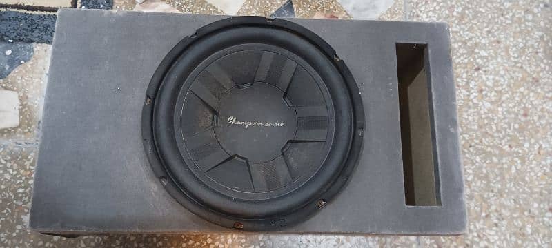 Urgent sale :- Speaker's + Sound standard MB + Champion Basser 1