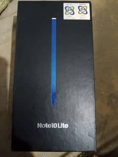 Samsung note 10 lite full box 8gb ram 128 gb memory   03186144649