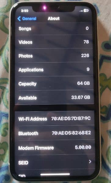 Iphone 11 JV non pta 64gb ,86% battery health Conditio 10/10 2