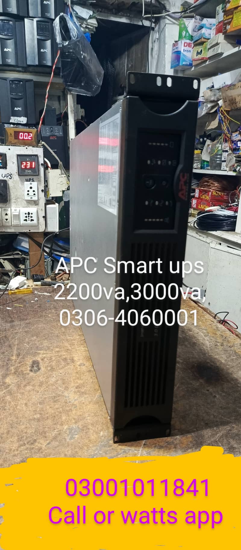 APC SMART UPS 1500VA 24V PURE SINEWAVE UPS LONG BACUP MODEL 2