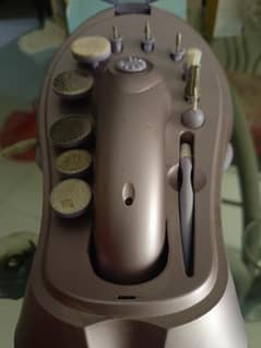 Nail drill machine with dryer