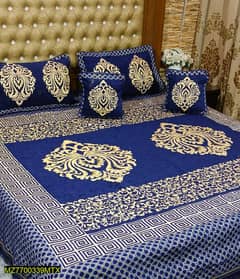 5 Pc Velvet Jaquard Bedsheet