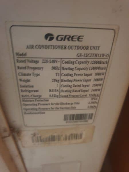 1 Ton Gree inverter AC for sale 4