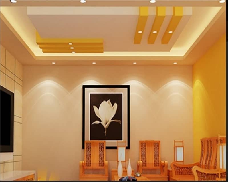 fall ceiling / ceiling / pvc ceiling / wood polish in karachi 11