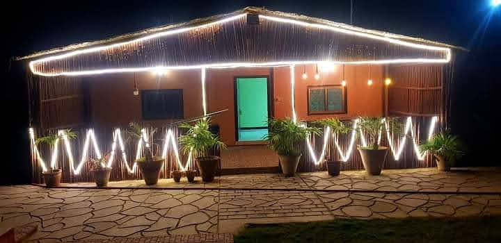 Bamboo huts/parking shades/Jaffri shade/Bamboo Pent House 1