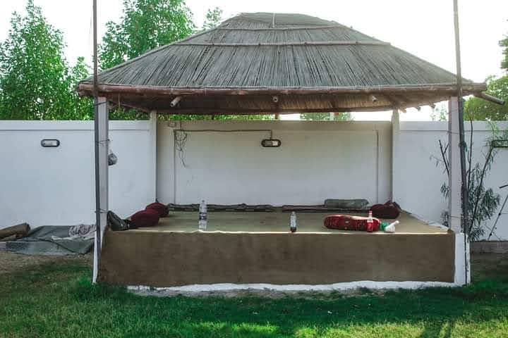 Bamboo huts/parking shades/Jaffri shade/Bamboo Pent House 8