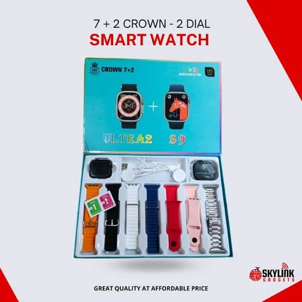 crown 7+2 Smart Watch 3