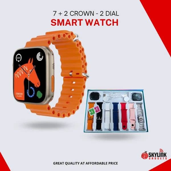 crown 7+2 Smart Watch 4