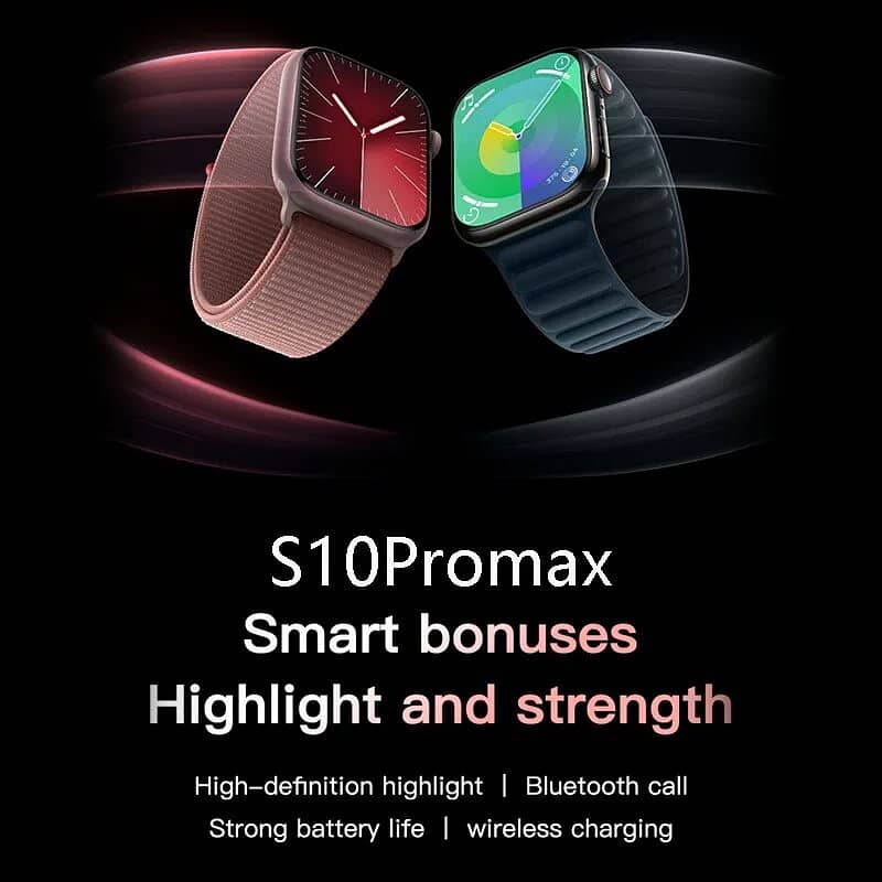 S10 Pro Max Series 9: 7-in-1 Smart Watch | 2.1" HD | Wireless 1