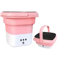 Foldable Electric Mini Washing Machine with Dryer Option, Portable Wa 8