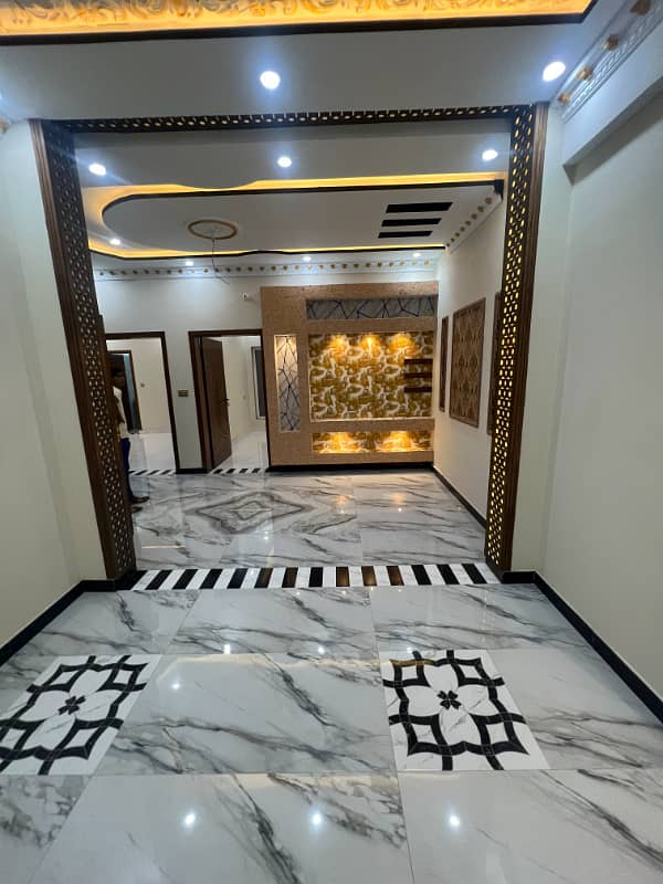 5 Marla Brand New Spanish House For Sale , B Block AL Rehman Garden Phase4 Near Jallo Park Main Canal Road Lahore 14