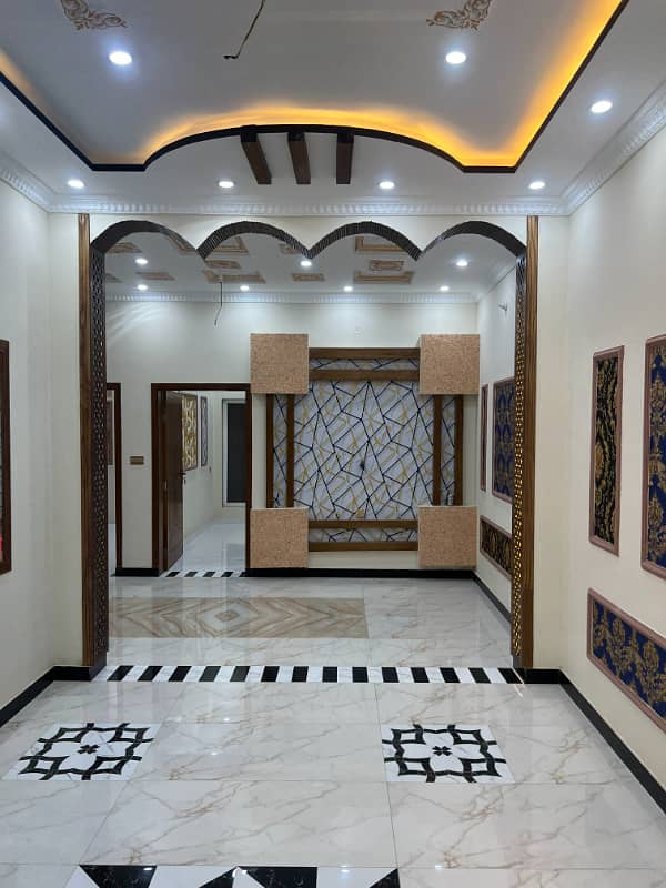 5 Marla Brand New Spanish House For Sale , B Block AL Rehman Garden Phase4 Near Jallo Park Main Canal Road Lahore 25